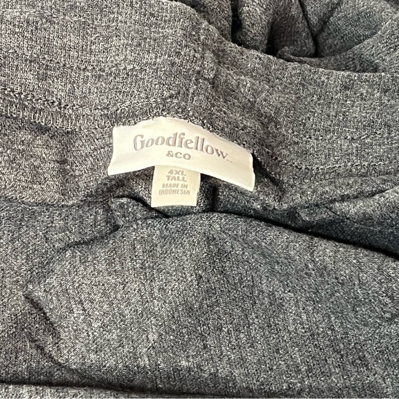 Goodfellow Men's Big & Tall Tapered Thermal Jogger Pants Black Size 4XLT New! - Picture 3 of 10